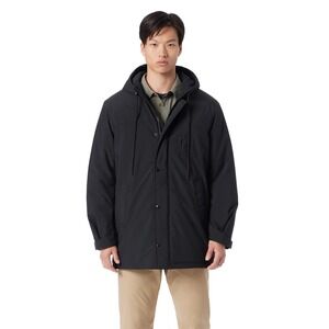 Bass & Co black storm‎ coat men's size medium winter casual neutral brand new